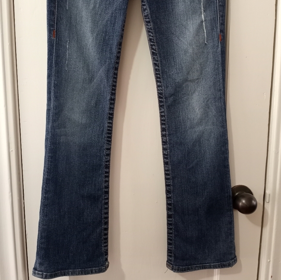 True Religion High Rise Boot Cut Embellished Jeans Women's Size 26 - Picture 4 of 14
